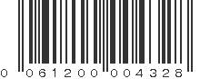 UPC 061200004328