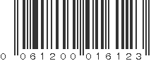 UPC 061200016123