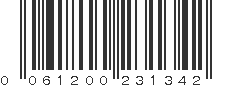 UPC 061200231342