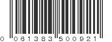 UPC 061383500921