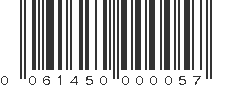 UPC 061450000057