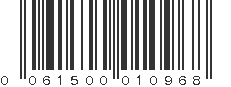 UPC 061500010968