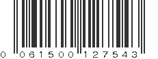 UPC 061500127543