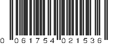 UPC 061754021536