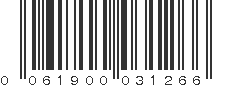 UPC 061900031266