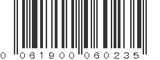 UPC 061900060235