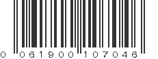 UPC 061900107046