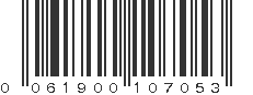 UPC 061900107053