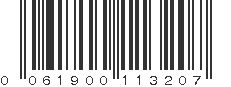 UPC 061900113207