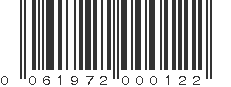 UPC 061972000122