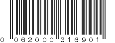 UPC 062000316901