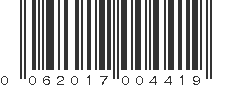 UPC 062017004419