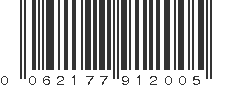 UPC 062177912005