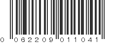 UPC 062209011041