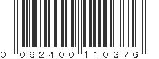 UPC 062400110376