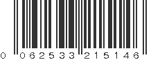 UPC 062533215146