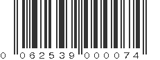 UPC 062539000074