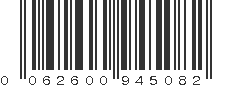 UPC 062600945082