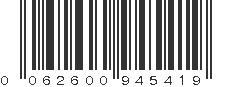 UPC 062600945419