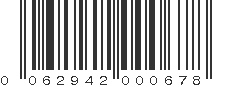 UPC 062942000678