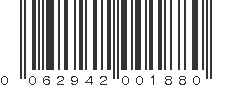 UPC 062942001880