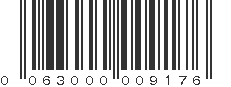 UPC 063000009176