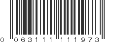 UPC 063111111973