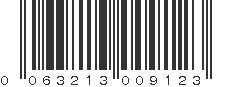 UPC 063213009123