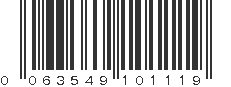 UPC 063549101119