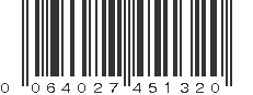 UPC 064027451320