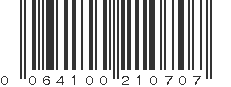 UPC 064100210707