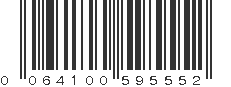 UPC 064100595552