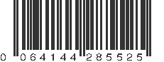 UPC 064144285525