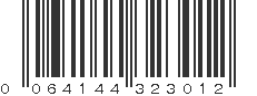 UPC 064144323012