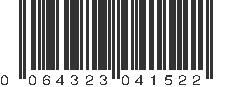 UPC 064323041522