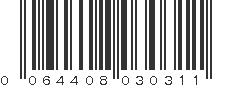 UPC 064408030311