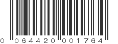 UPC 064420001764