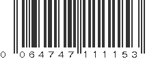 UPC 064747111153