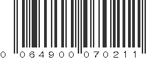 UPC 064900070211