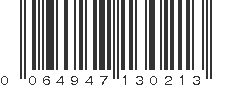 UPC 064947130213