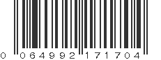 UPC 064992171704