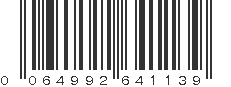 UPC 064992641139