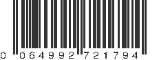 UPC 064992721794