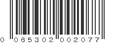 UPC 065302002077