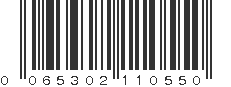 UPC 065302110550