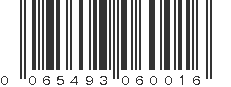 UPC 065493060016