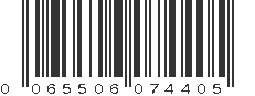 UPC 065506074405