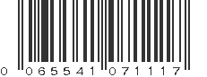 UPC 065541071117