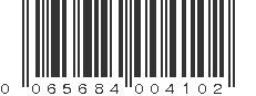 UPC 065684004102