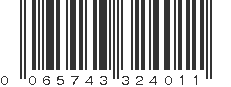 UPC 065743324011